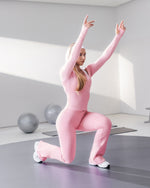 Elevate™ Sculpting Seamless V-Neck Top | Cotton Pink