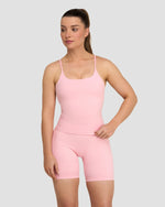 Elevate™ Sculpting Seamless Scoop Neck Cami | Cotton Pink