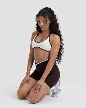 Elevate™ Outline Halterneck Bra | Cream