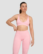Elevate™ Sculpting Seamless High Apex Bra | Cotton Pink