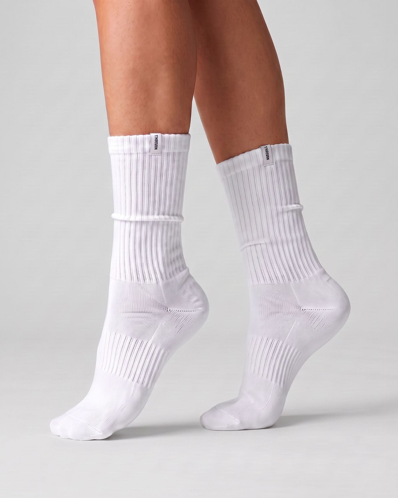 THRIVIN Ruffle Socks Long