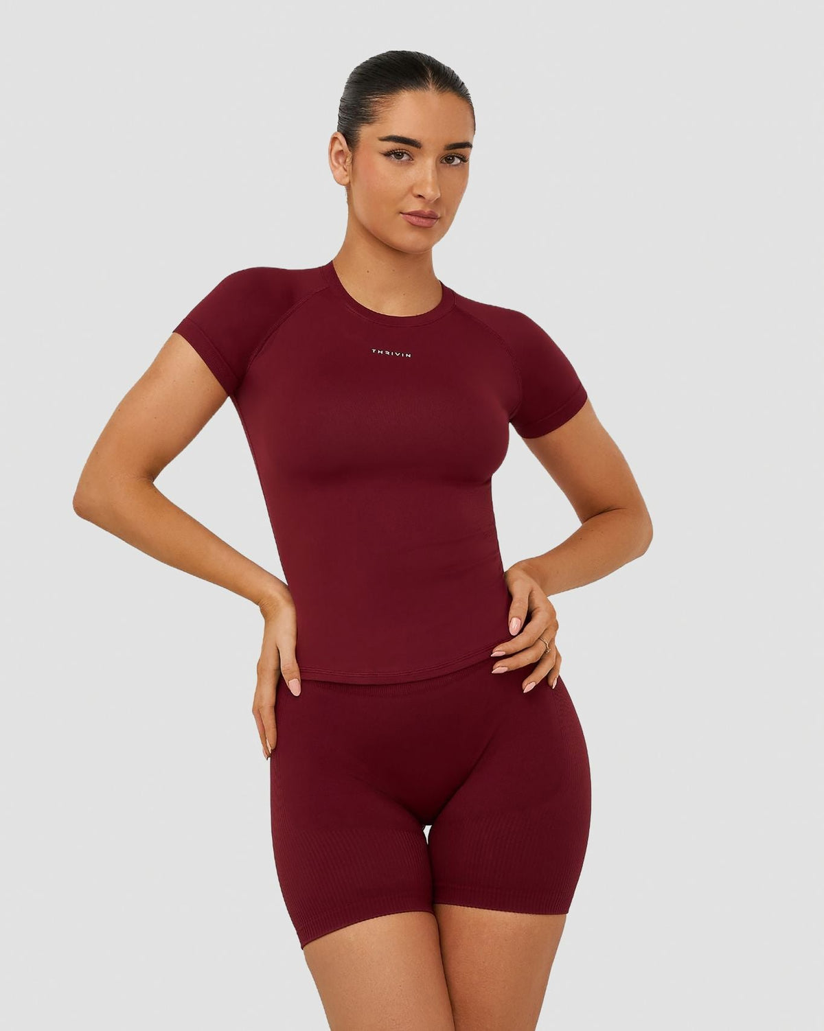 Elevate™ Compression T-Shirt | Fine Wine