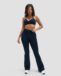 Elevate™ Sculpting High Waist Flare Leggings | Midnight Navy