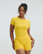 Elevate™ Compression T-Shirt | Banana
