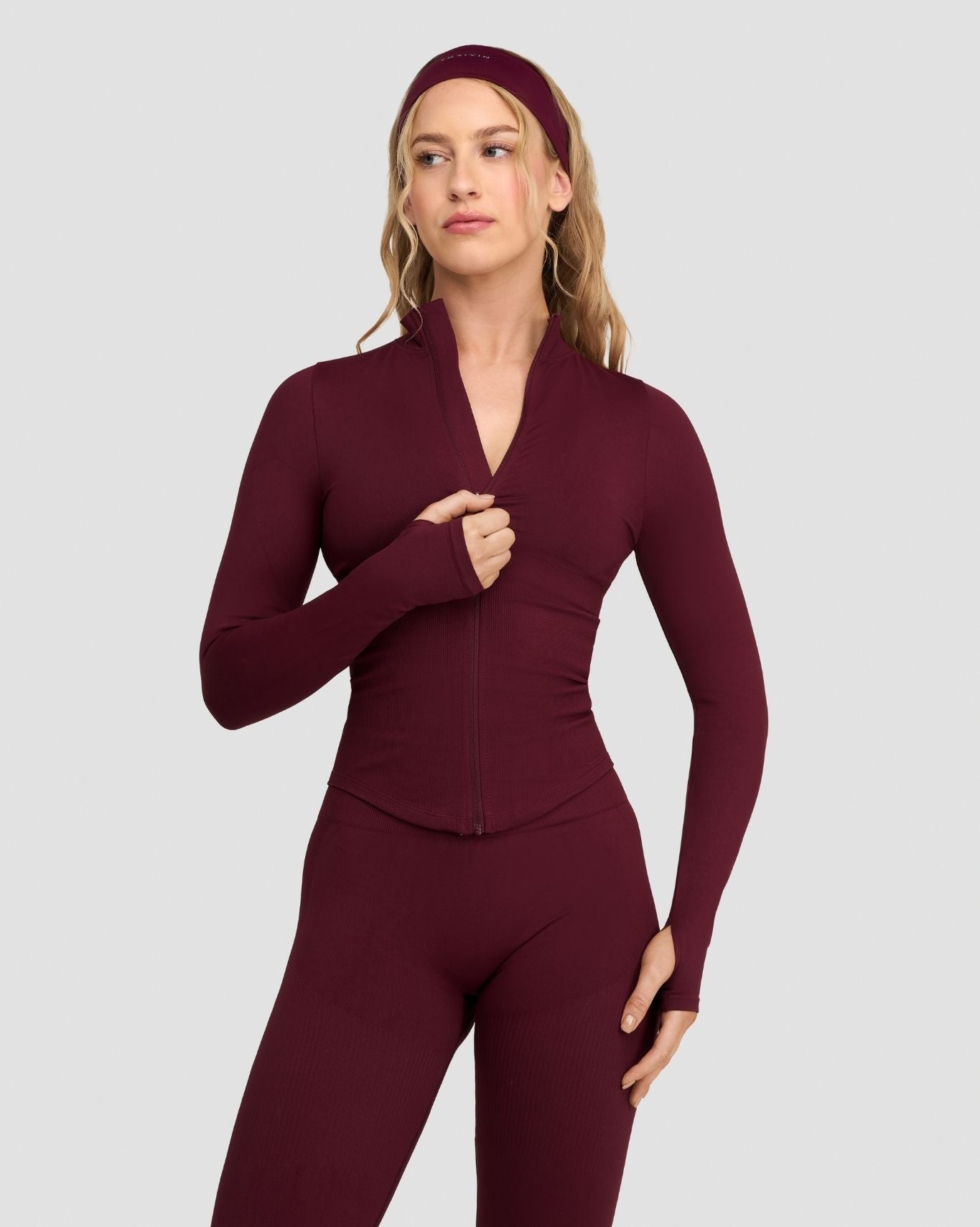 Elevate™ Sculpting Seamless Jacket | Merlot