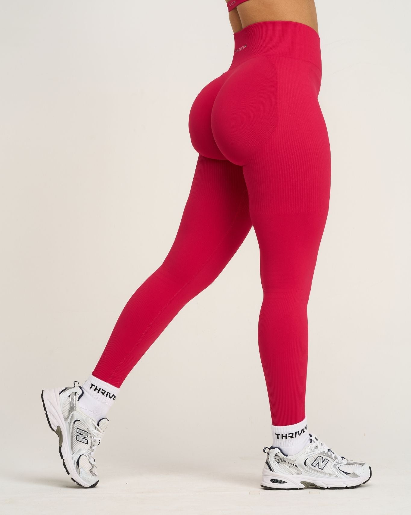 Elevate™ Sculpting High Waist Scrunch Leggings | Strawberry