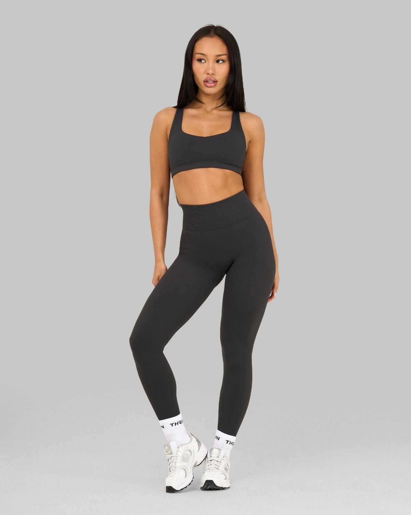Elevate™ Sculpting High Waist Scrunch Leggings | Charcoal Grey