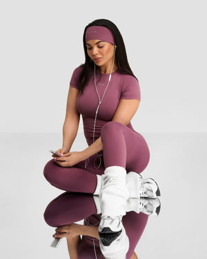 Elevate™ Compression T-Shirt | Orchid Mauve