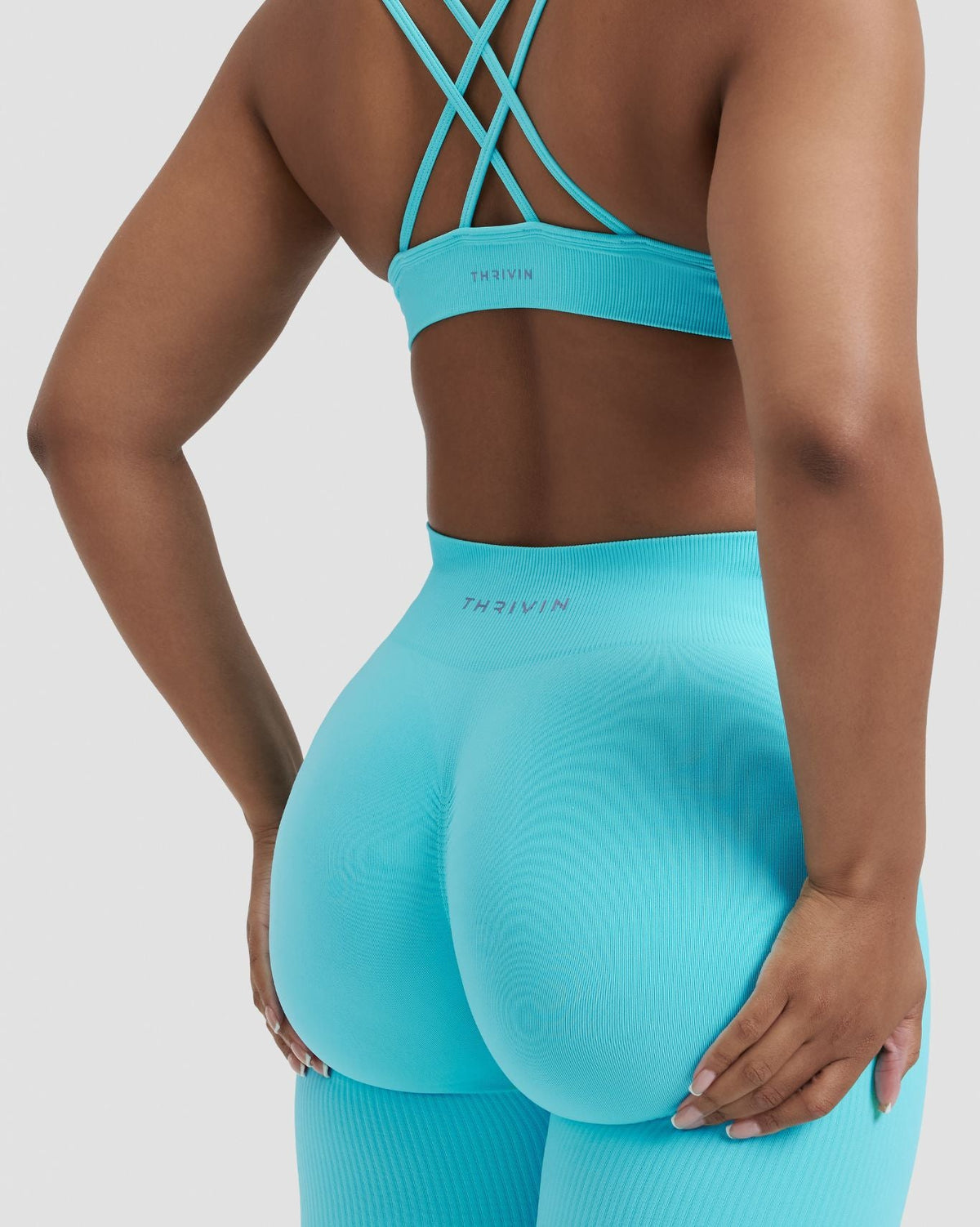 Elevate™ Sculpting Mid Waist Scrunch Leggings | Clear Tides