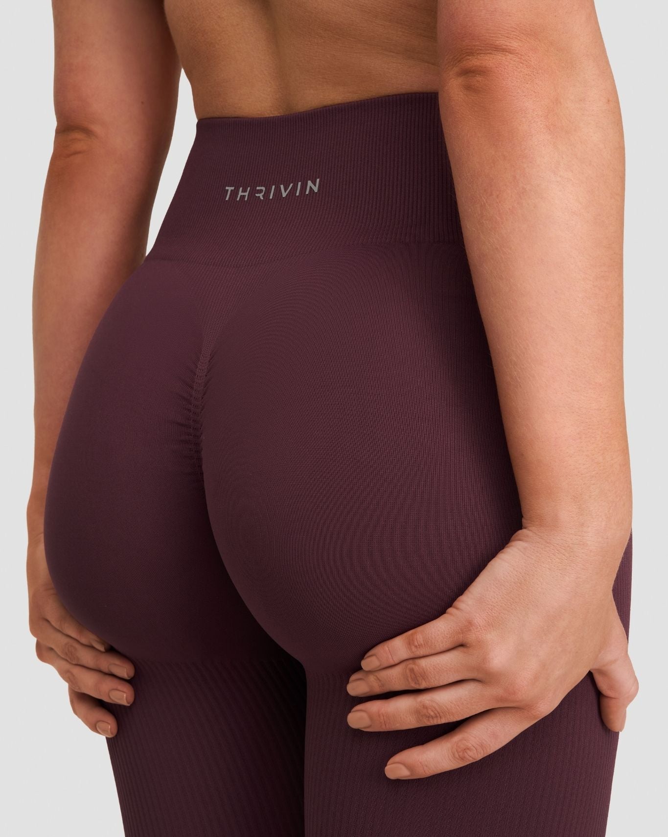 Elevate™ Sculpting High Waist Scrunch Leggings | Dark Mauve