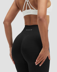 Elevate™ Sculpting High Waist Flare Leggings | Night Black