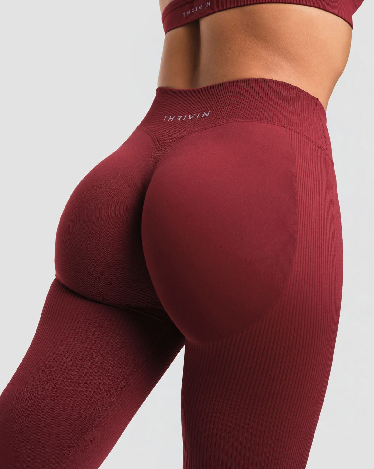 Elevate™ Sculpting Mid V-Waist Flare Leggings | Fine Wine