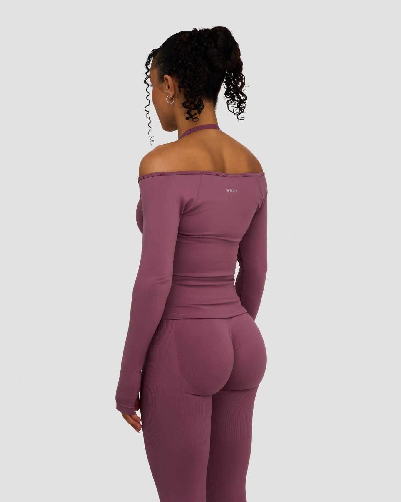 Elevate™ Sculpting Seamless V-Neck Top | Orchid Mauve