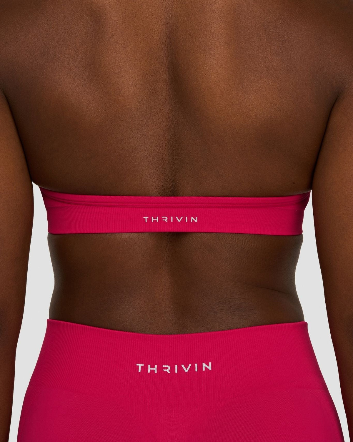 Elevate™ Sculpting Seamless Adjustable Halter Bra | Strawberry