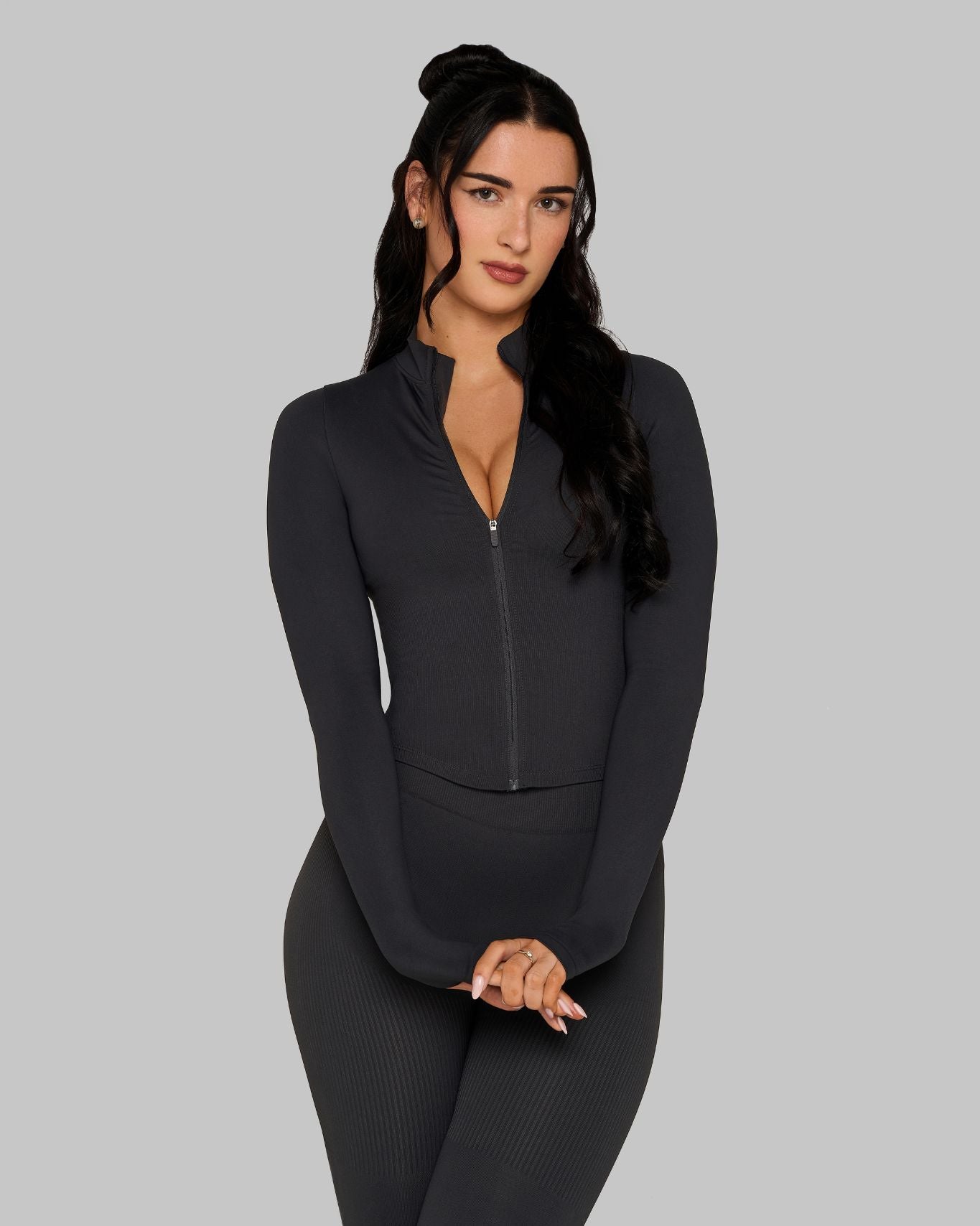 Elevate™ Sculpting Seamless Jacket | Charcoal Grey