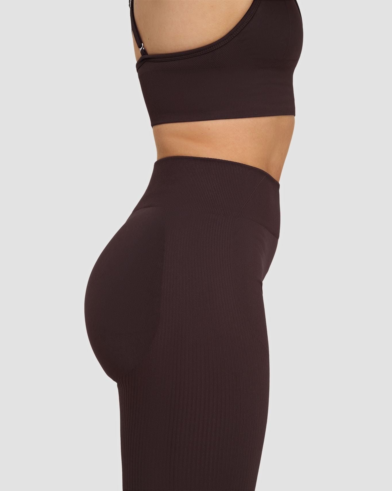 Elevate™ Sculpting Mid Waist Scrunch Leggings | Coffee