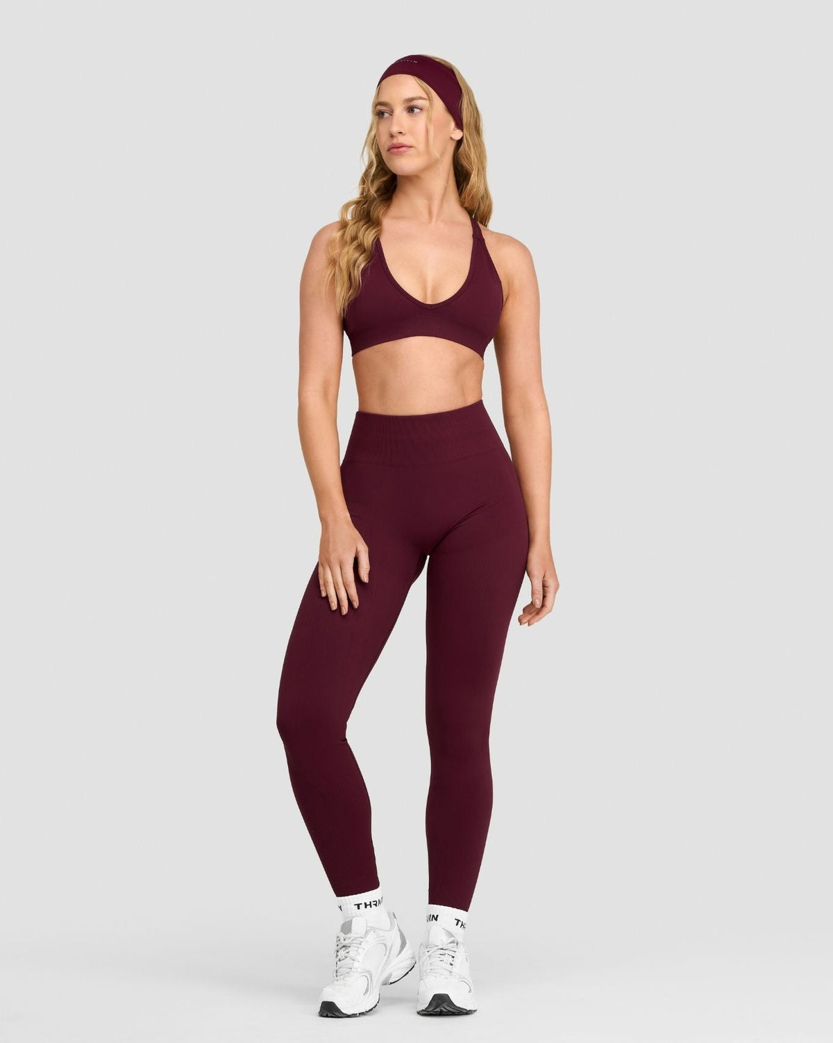Elevate™ Sculpting High Waist Scrunch Leggings | Merlot