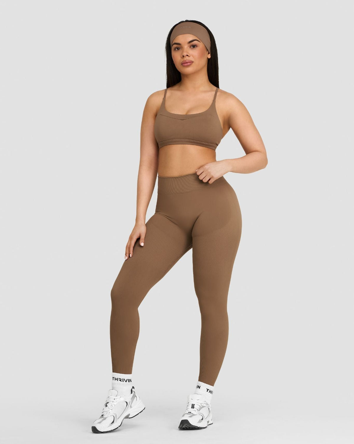 Elevate™ Sculpting Mid Waist Scrunch Leggings | Toffee