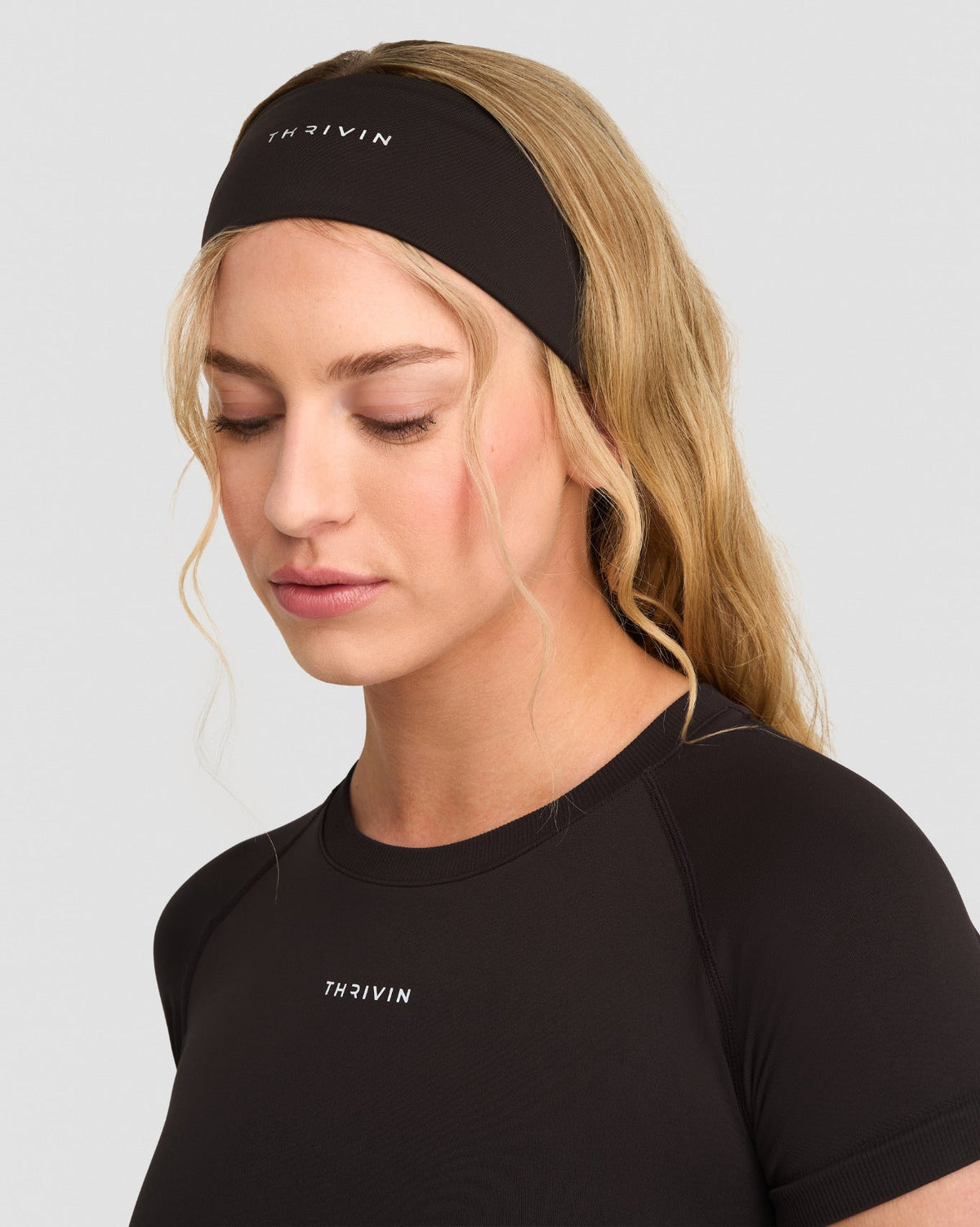 The Essential Collection Chrome Logo Headband | Coffee