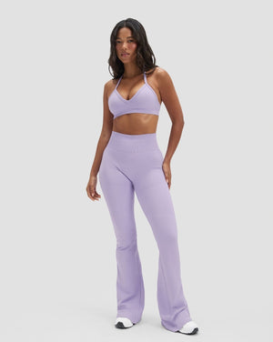 Elevate™ Sculpting High Waist Flare Leggings | Lilac