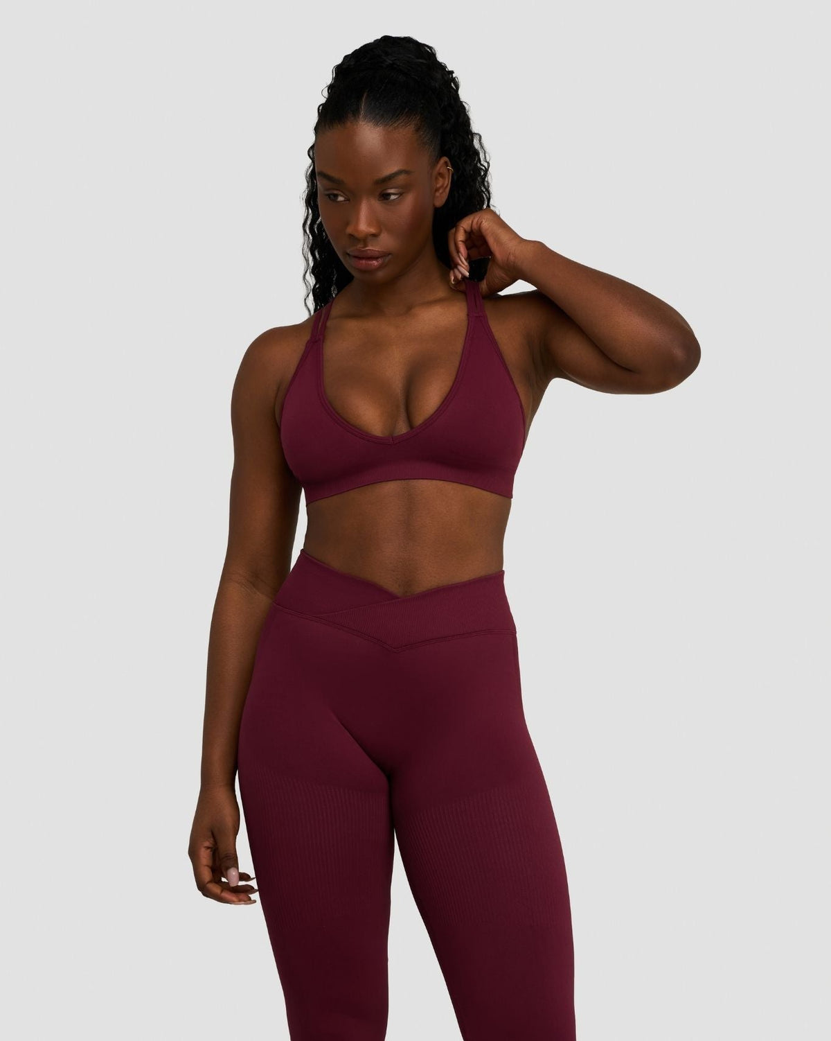 Elevate™ Sculpting Seamless High Apex Bra | Merlot