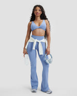 Elevate™ Sculpting High Waist Flare Leggings | Endless Sky