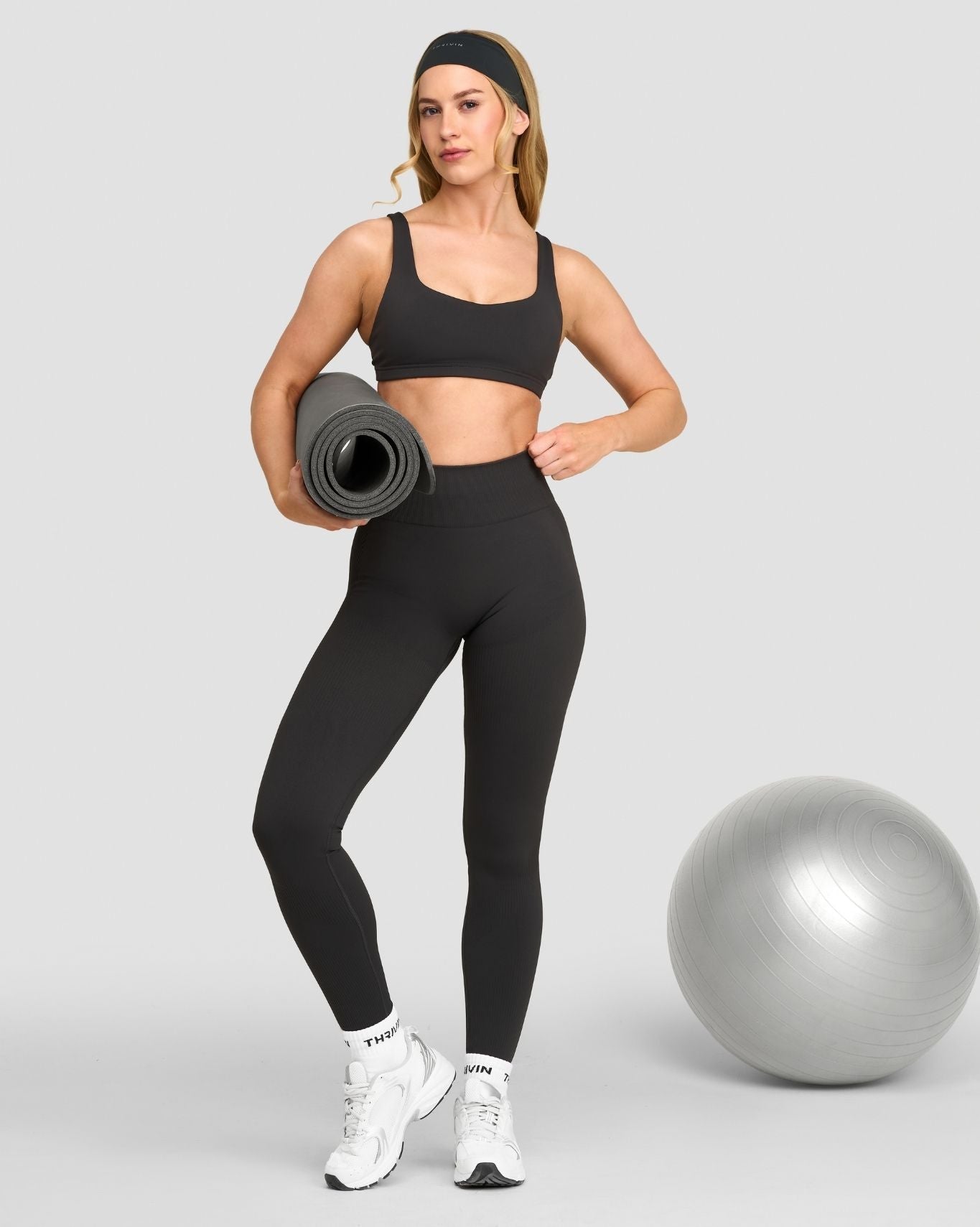 Elevate™ Sculpting High Waist Scrunch Leggings | Charcoal Grey