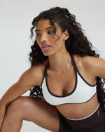 Elevate™ Outline Halterneck Bra | Cream