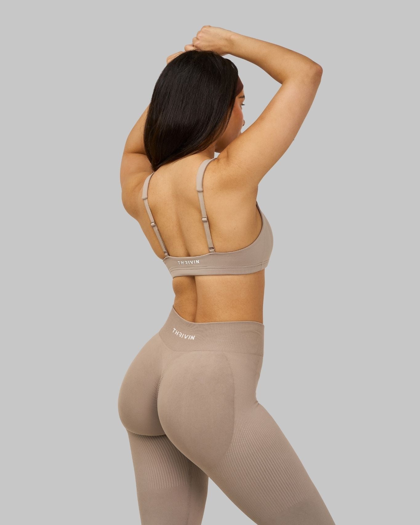Elevate™ Sculpting Medium Impact Multiway Bra | Latte