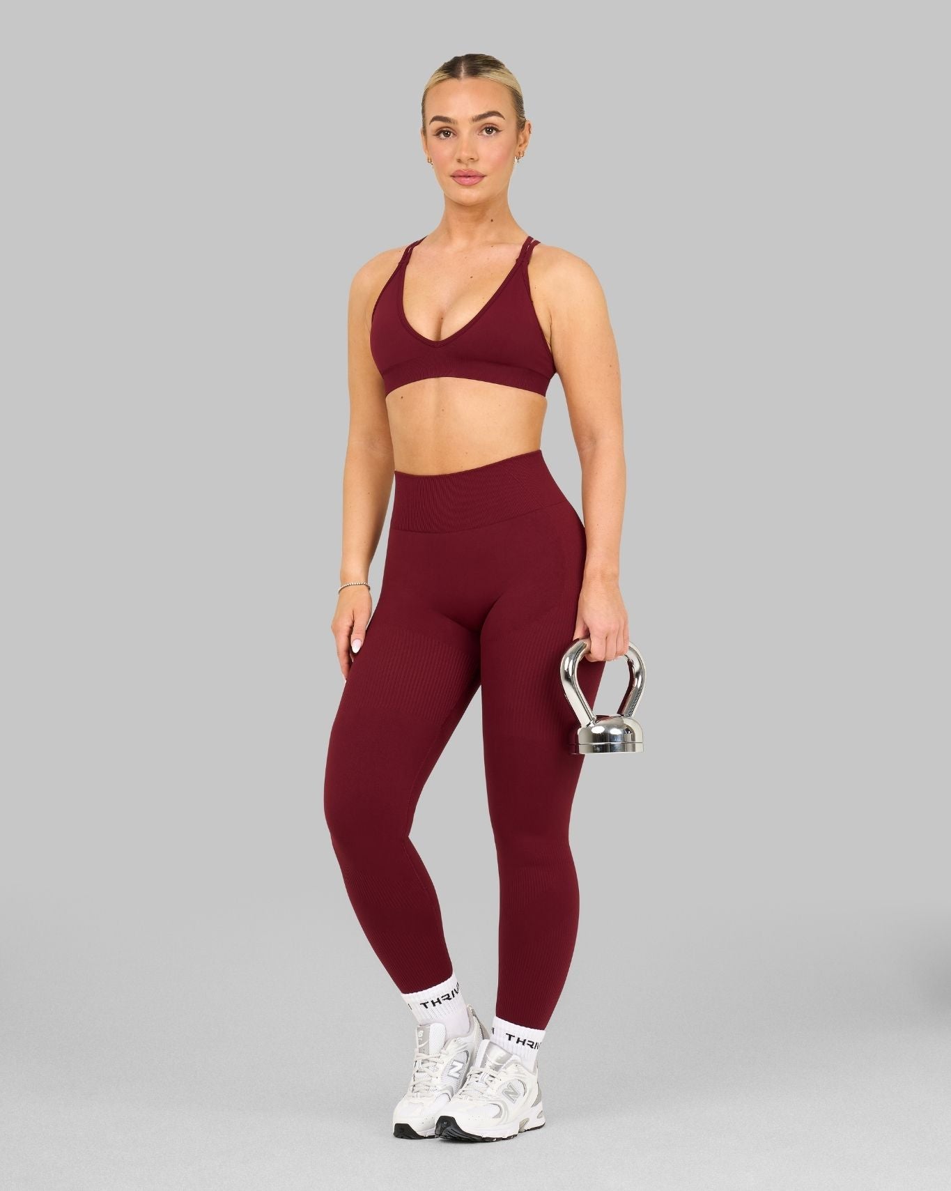 Elevate™ Sculpting High Waist Scrunch Leggings | Fine Wine