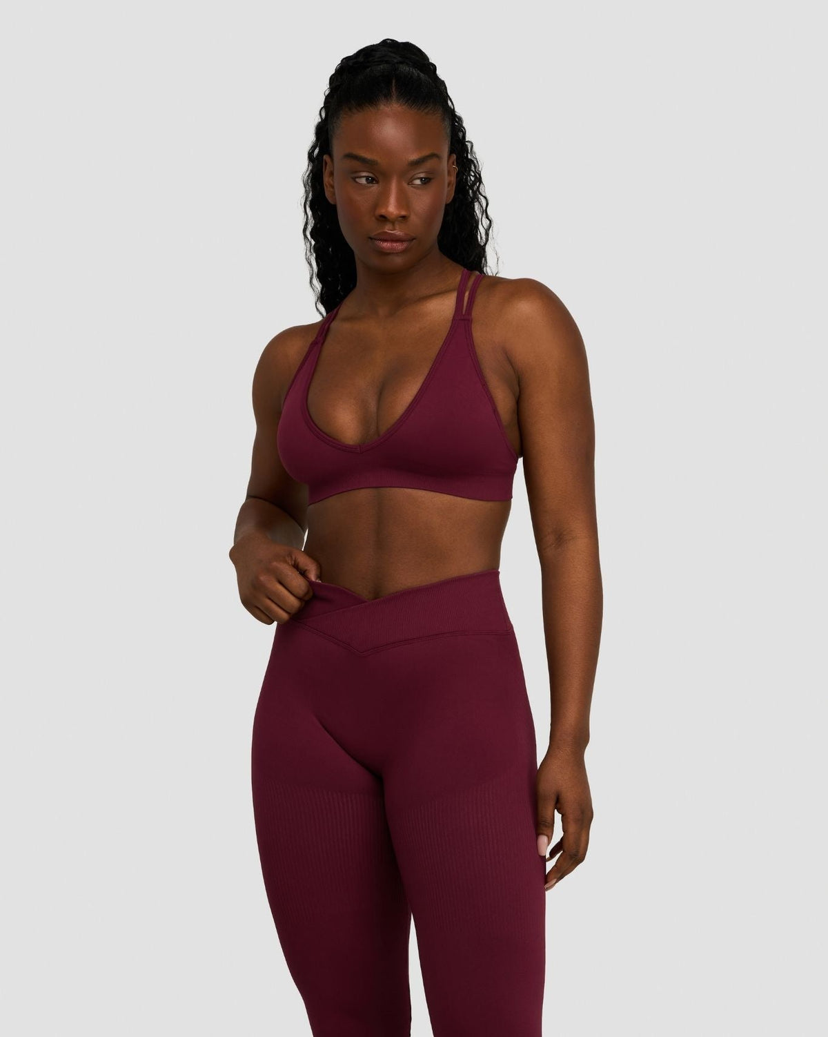 Elevate™ Sculpting Seamless High Apex Bra | Merlot
