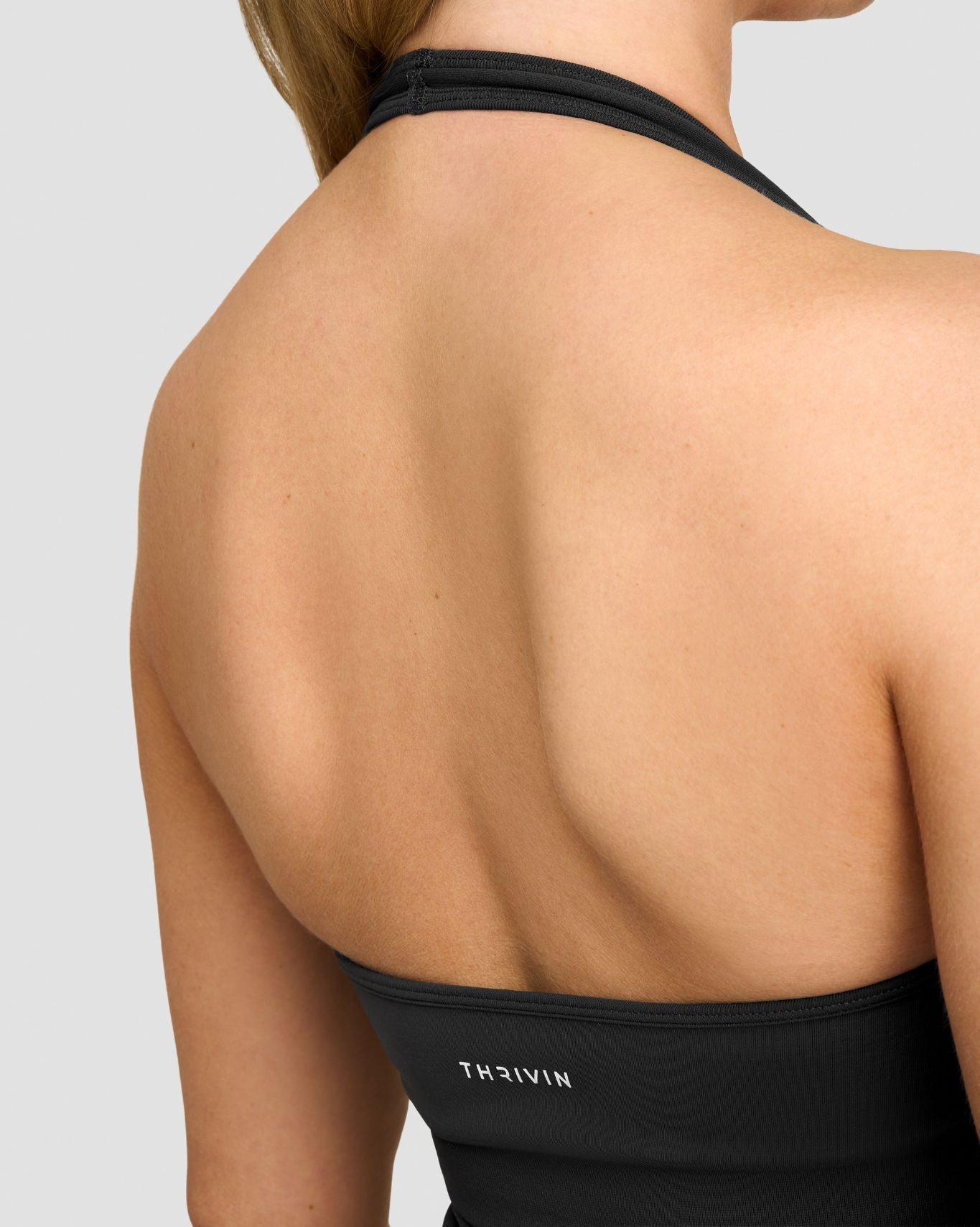 Elevate™ Sculpting Seamless Halterneck Top | Charcoal Grey