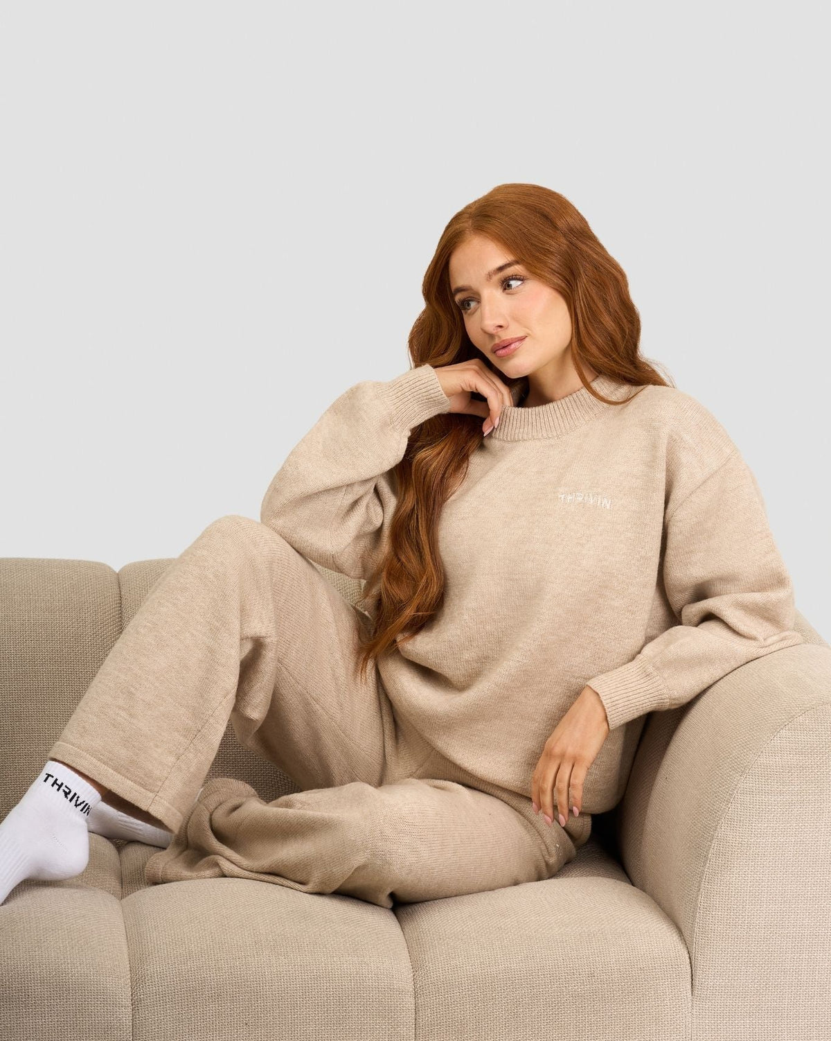 Essential Knitted Sweater | Oat