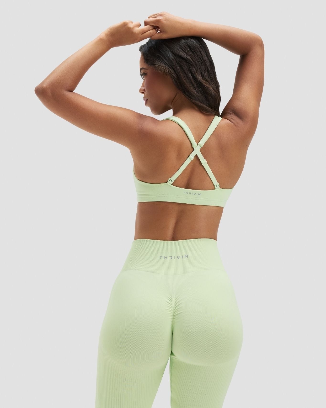 Elevate™ Sculpting Medium Impact Multiway Bra | Pistachio Green