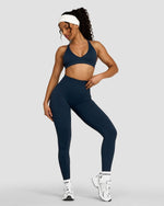 Elevate™ Sculpting High Waist Scrunch Leggings | Midnight Navy