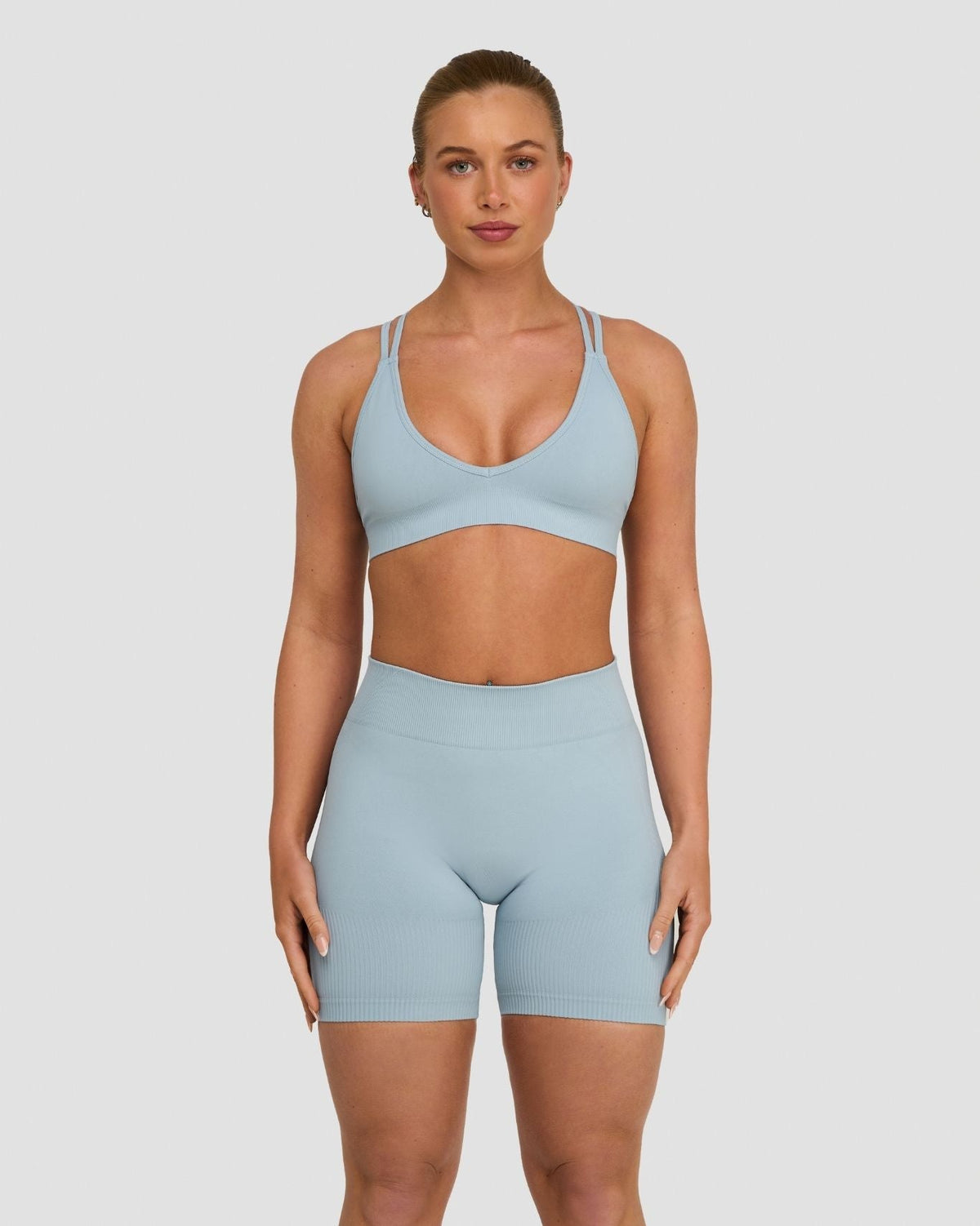 Elevate™ Sculpting Seamless High Apex Bra | Blue Haze