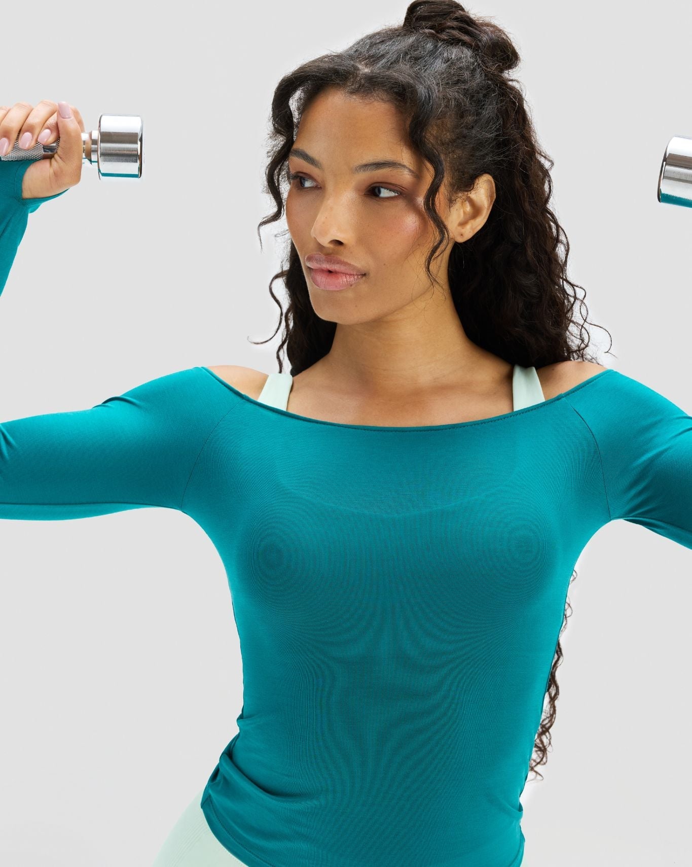 The Essential Collection Boat Neck Top | Harbor Blue