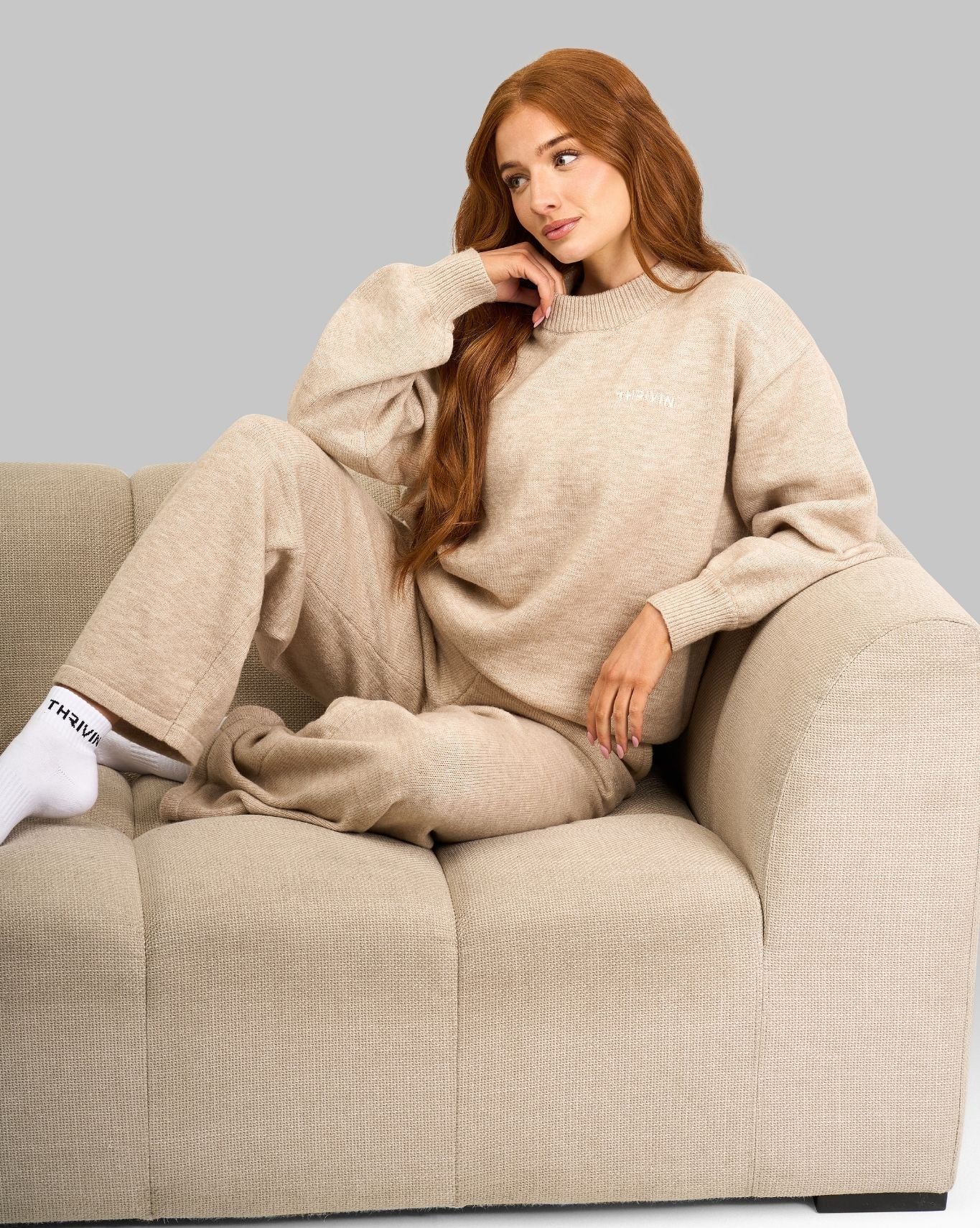 Essential Knitted Sweater | Oat