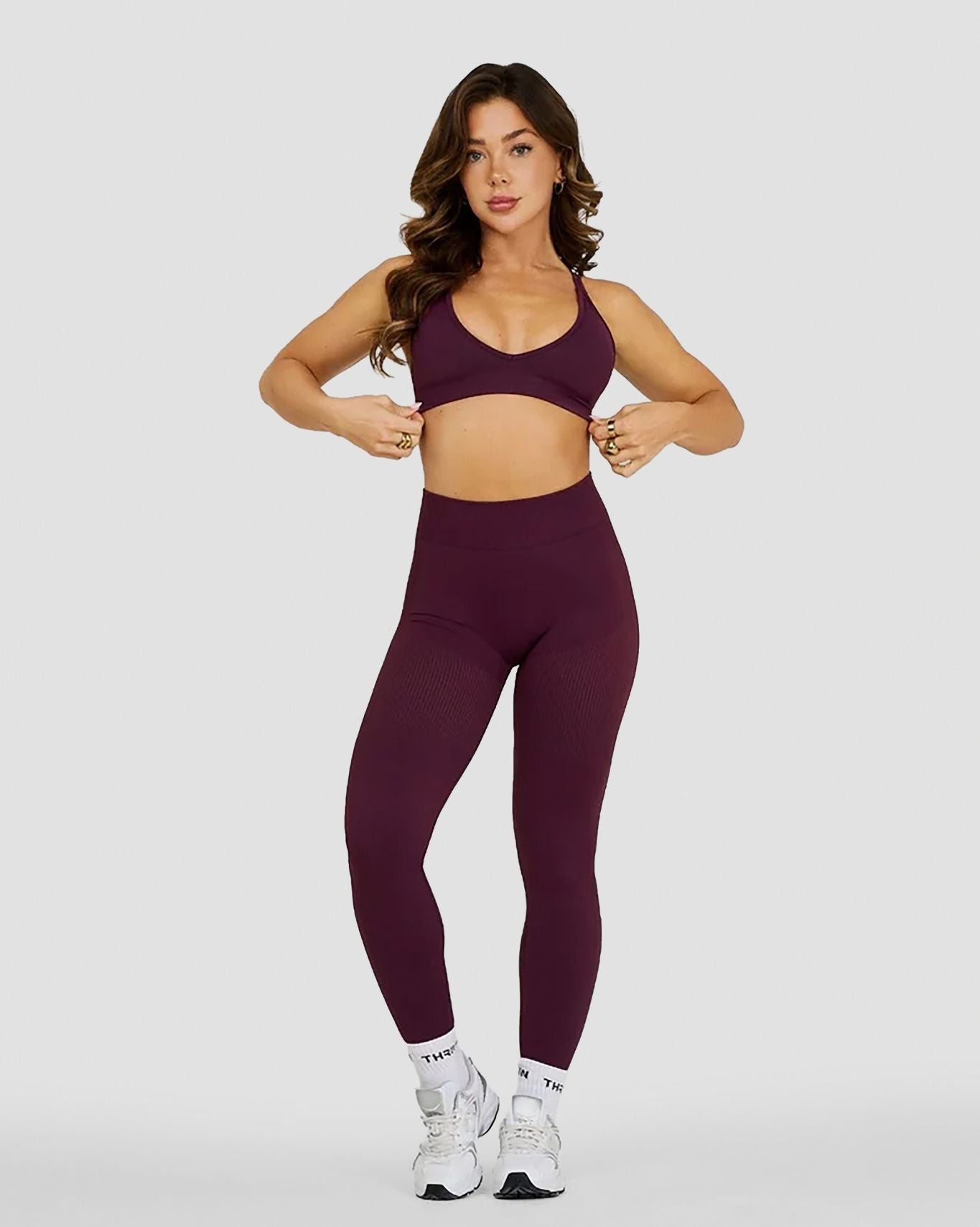 Elevate™ Sculpting Seamless High Apex Bra | Winter Plum