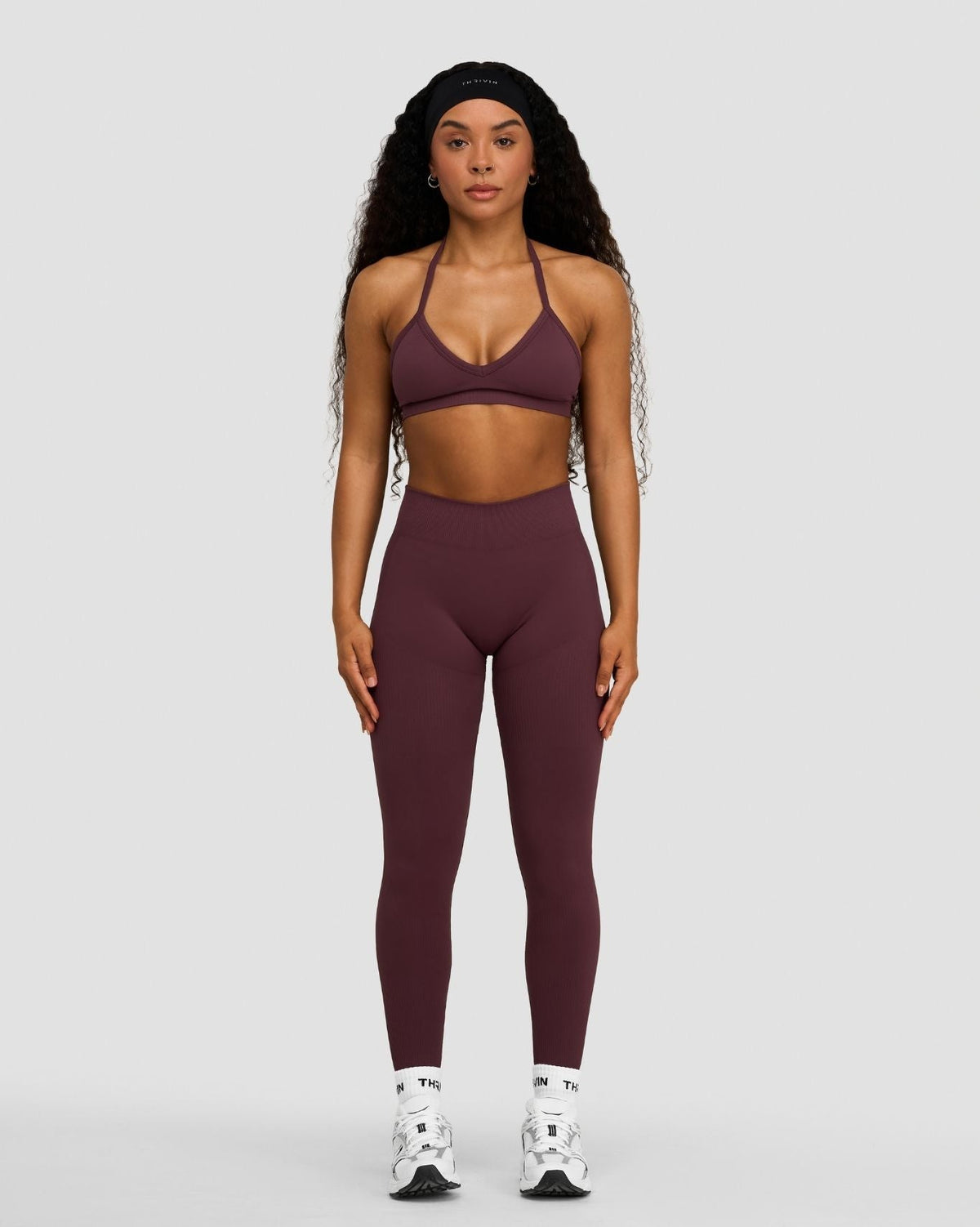 Elevate™ Sculpting Mid Waist Scrunch Leggings | Dark Mauve