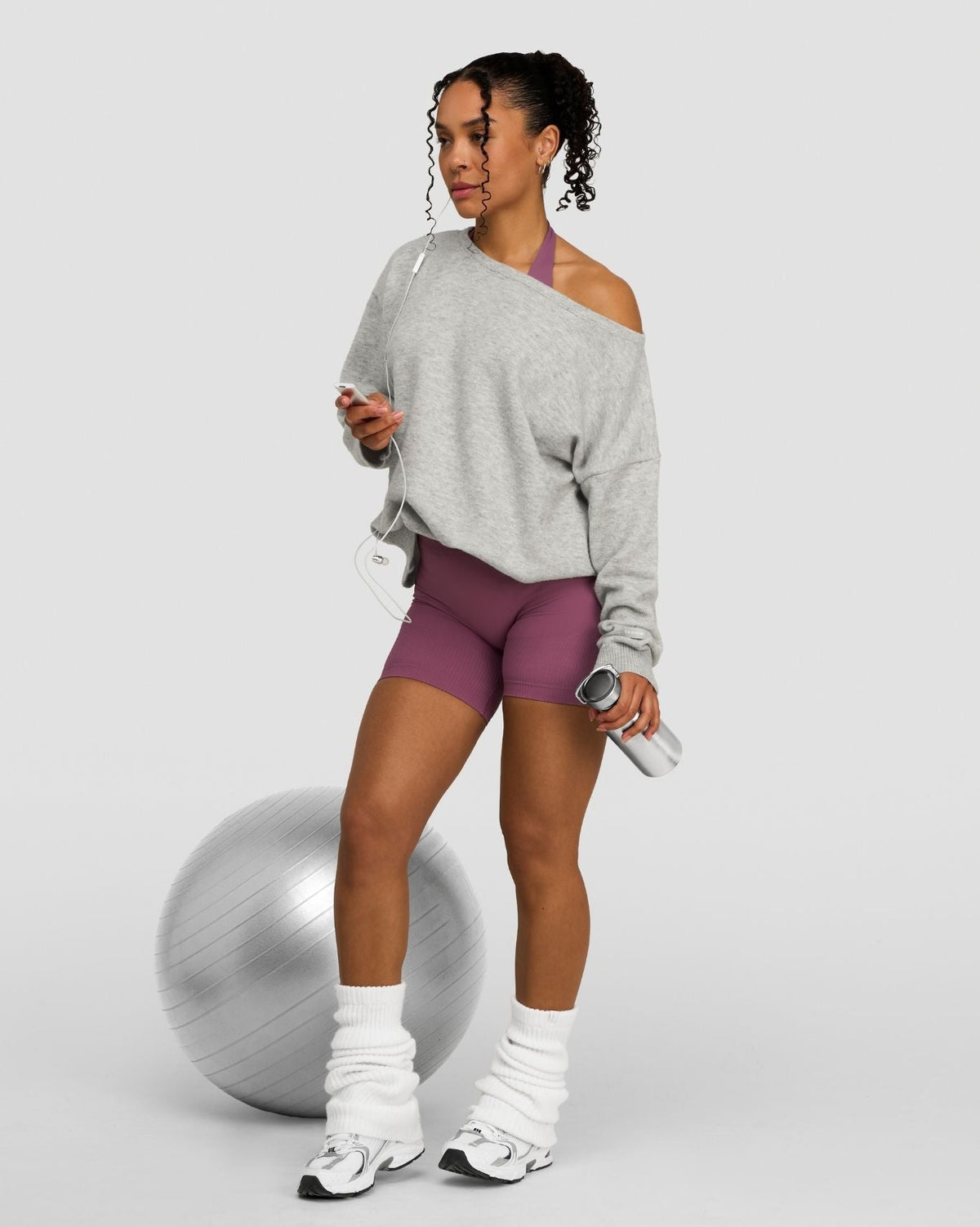 Elevate™ Sculpting Mid Waist Scrunch Shorts | Orchid Mauve