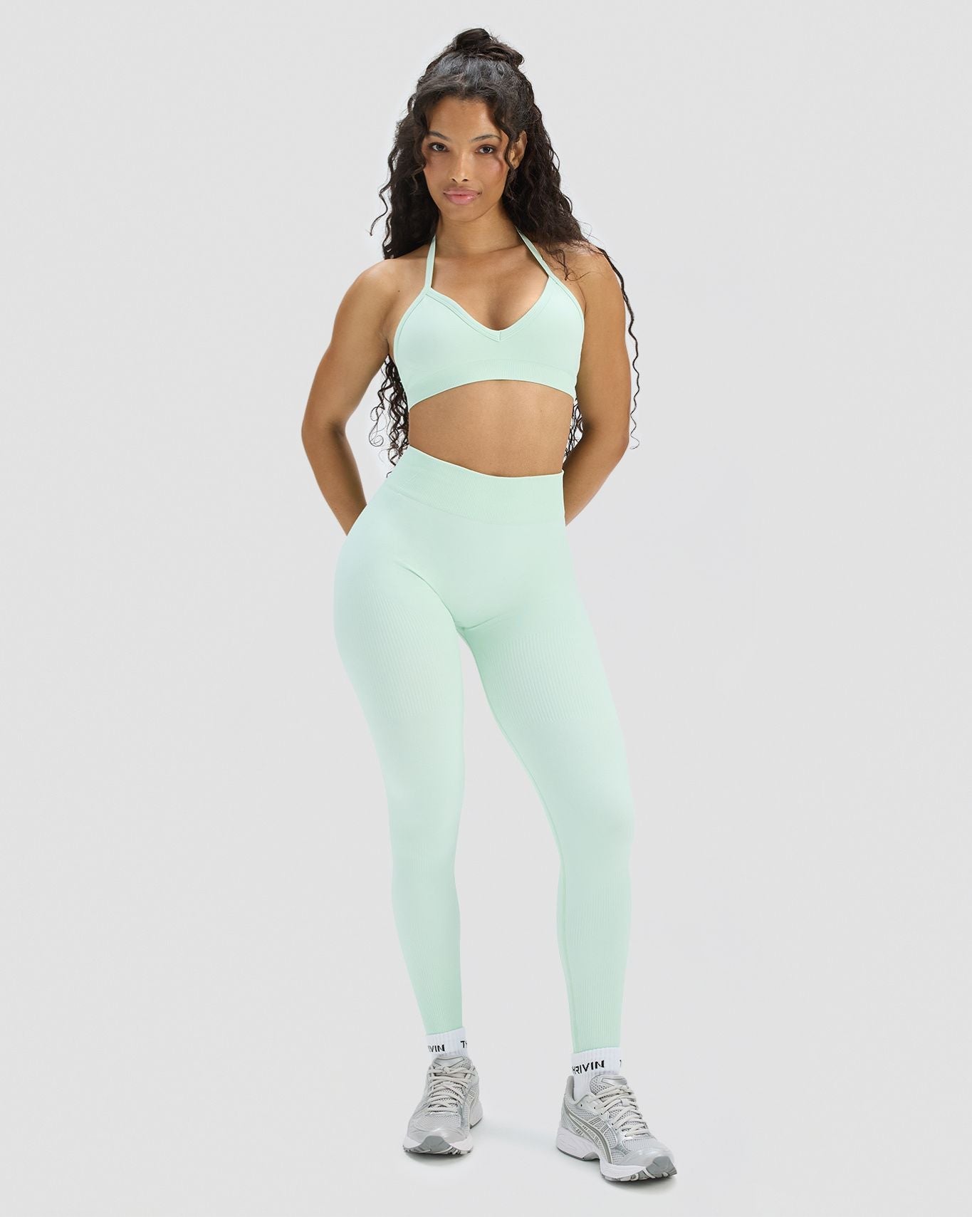 Elevate™ Sculpting Mid Waist Scrunch Leggings | Mint Julep