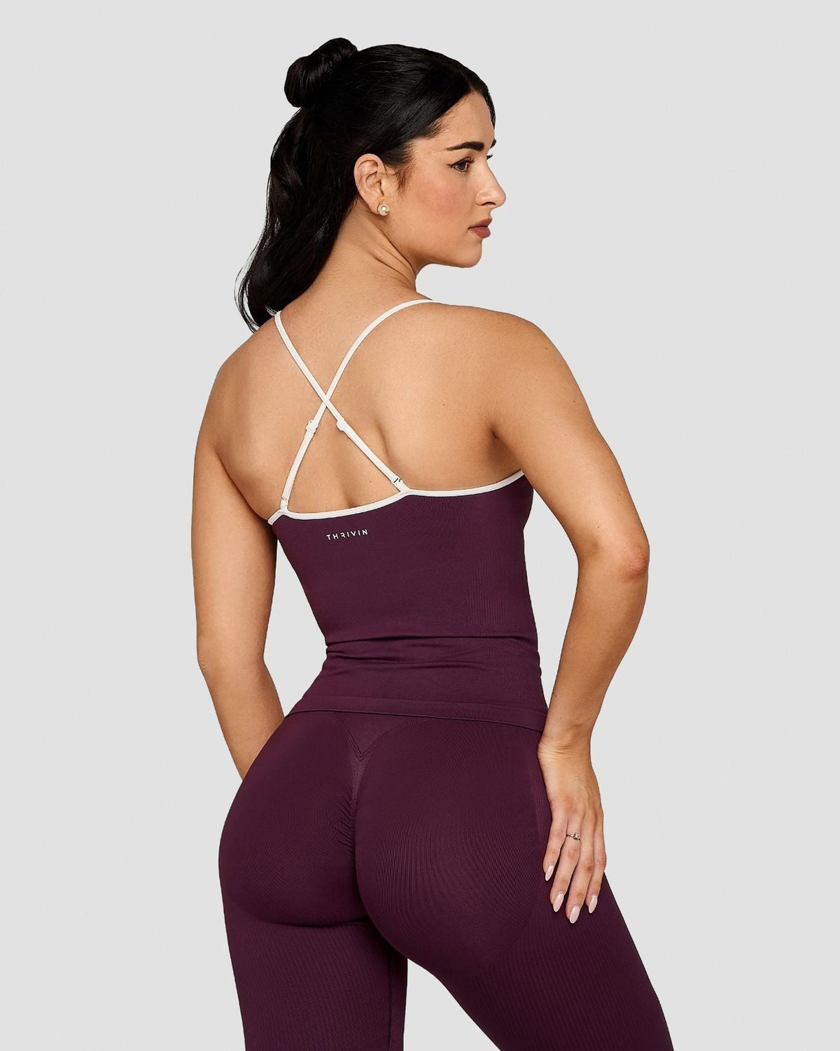 Outline Sweetheart Tanktop | Winter Plum