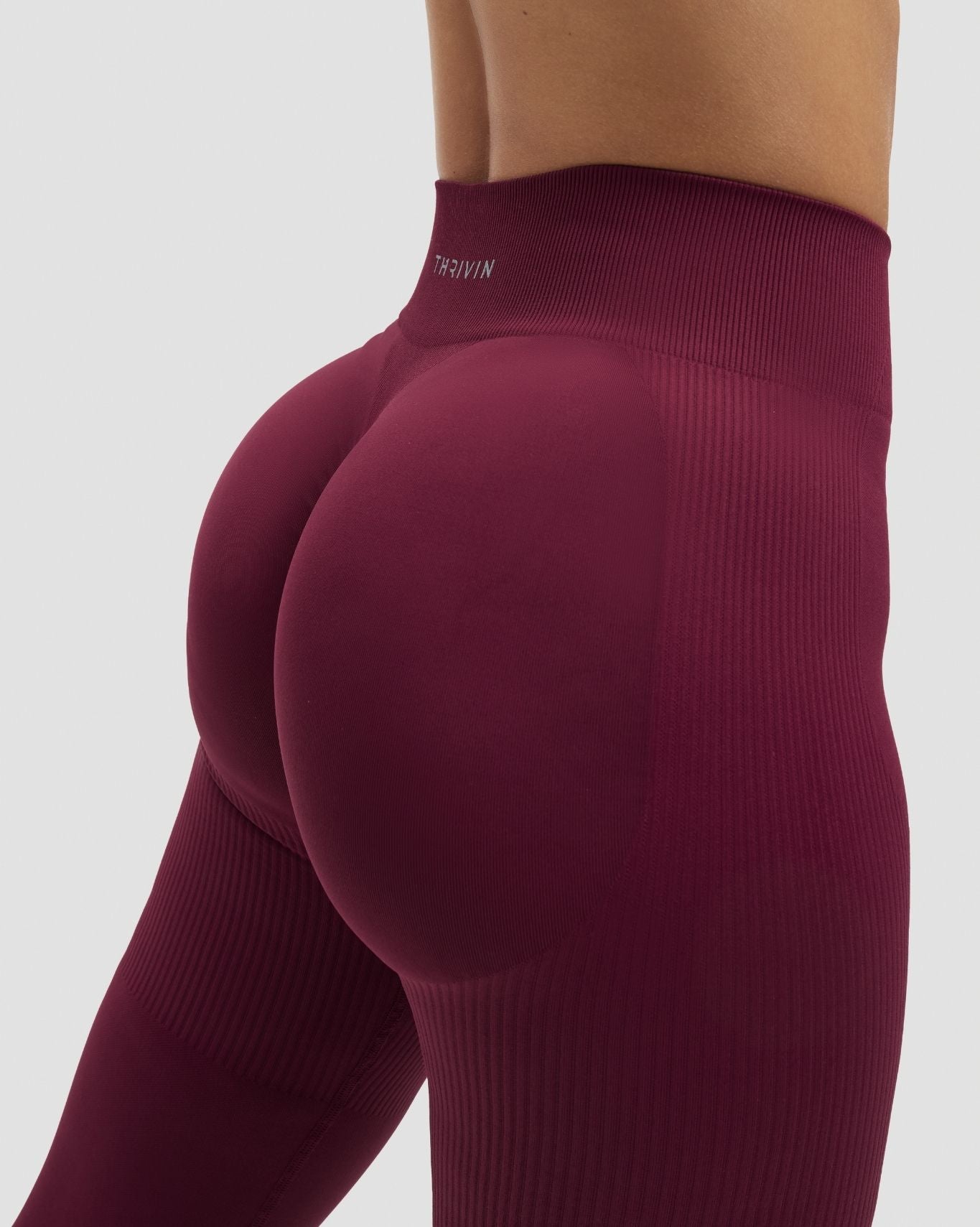 Elevate™ Sculpting Mid Waist Scrunch Leggings | Cherry Berry