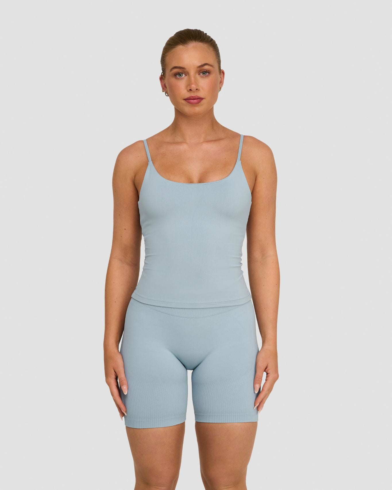 Elevate™ Sculpting Seamless Scoop Neck Cami | Blue Haze
