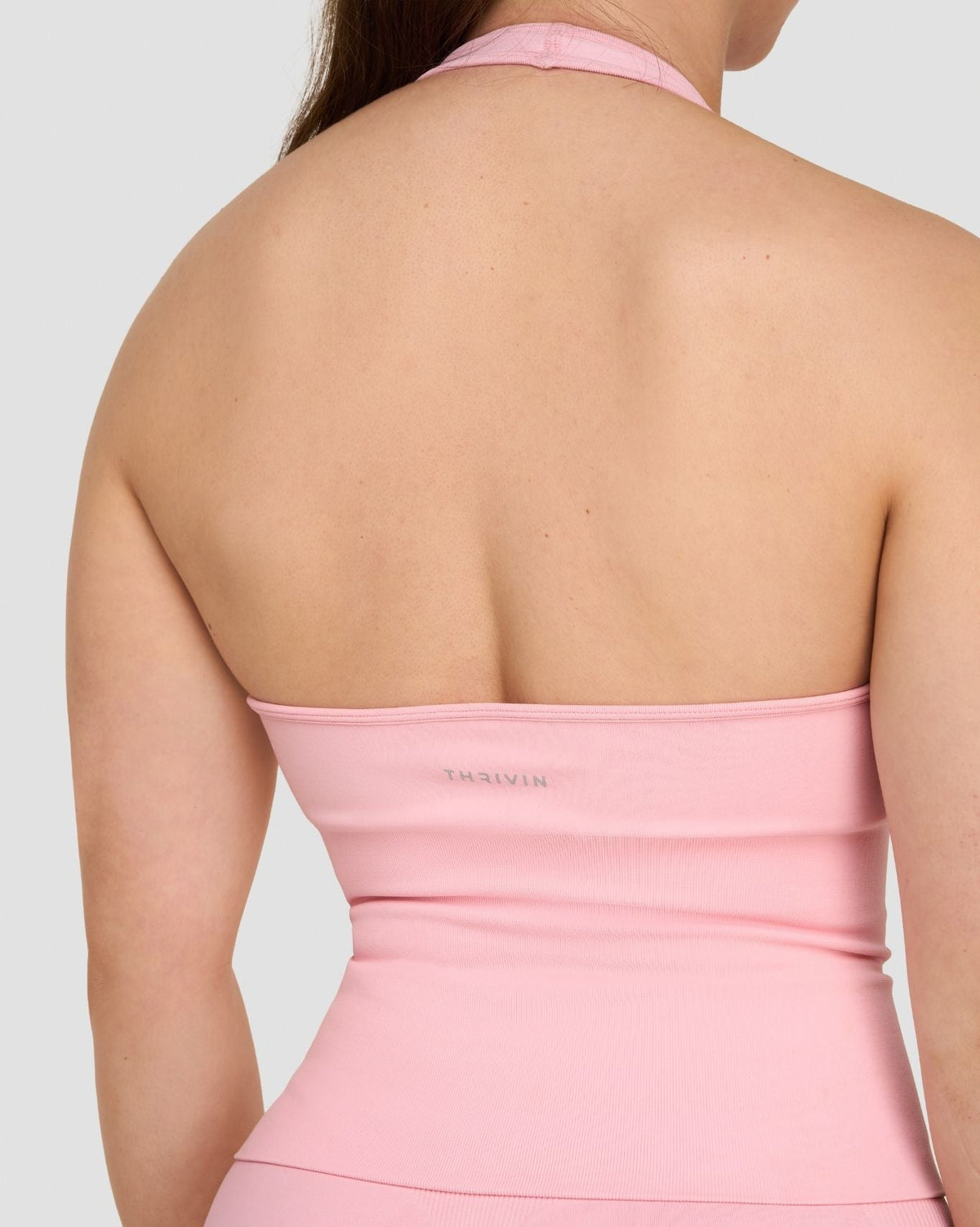 Elevate™ Sculpting Seamless Halterneck Top | Cotton Pink