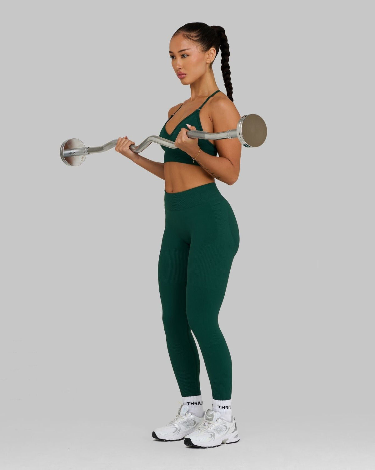 Lottie is 160cm (5'3") and wears a size XS.