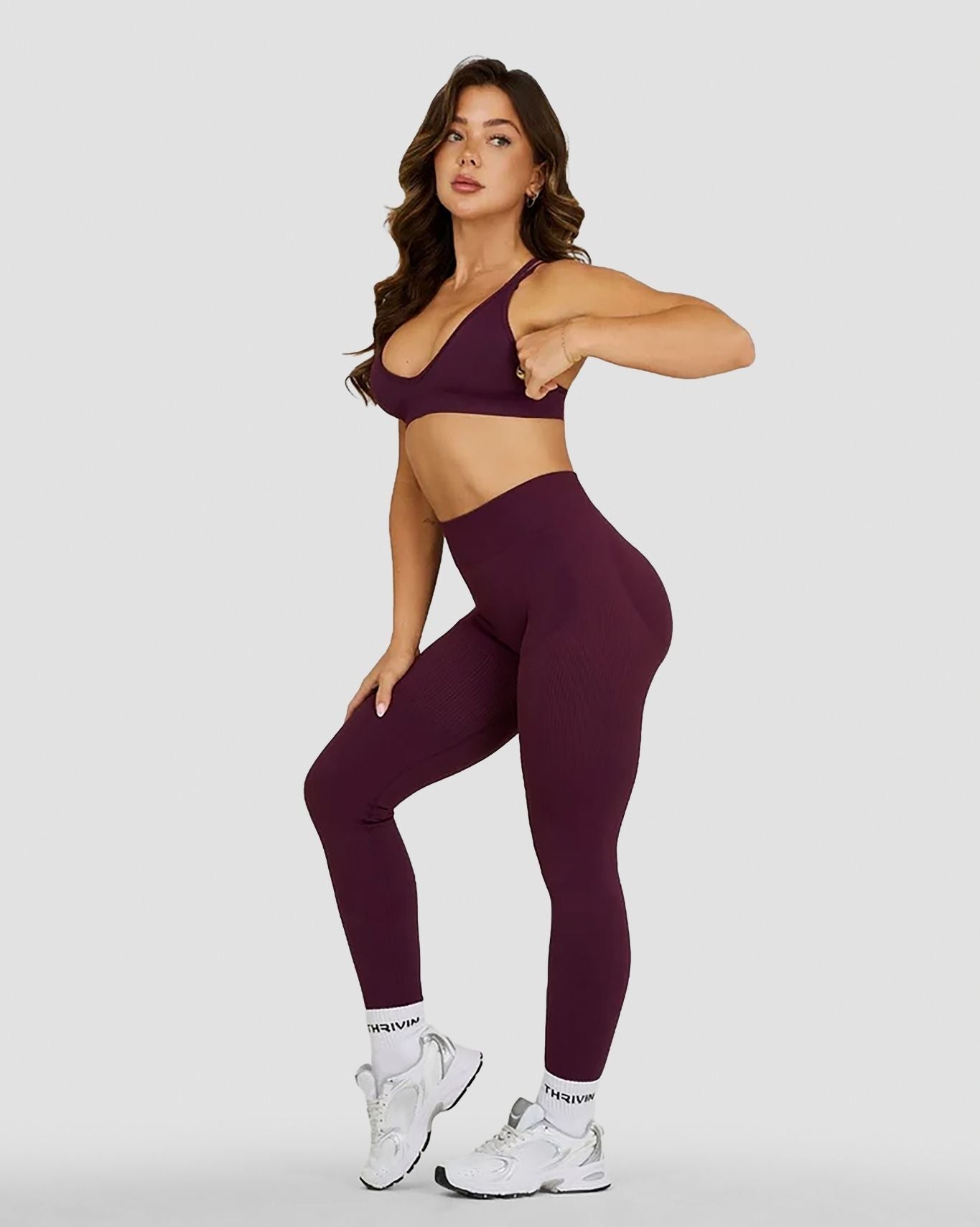 Elevate™ Sculpting Seamless High Apex Bra | Winter Plum