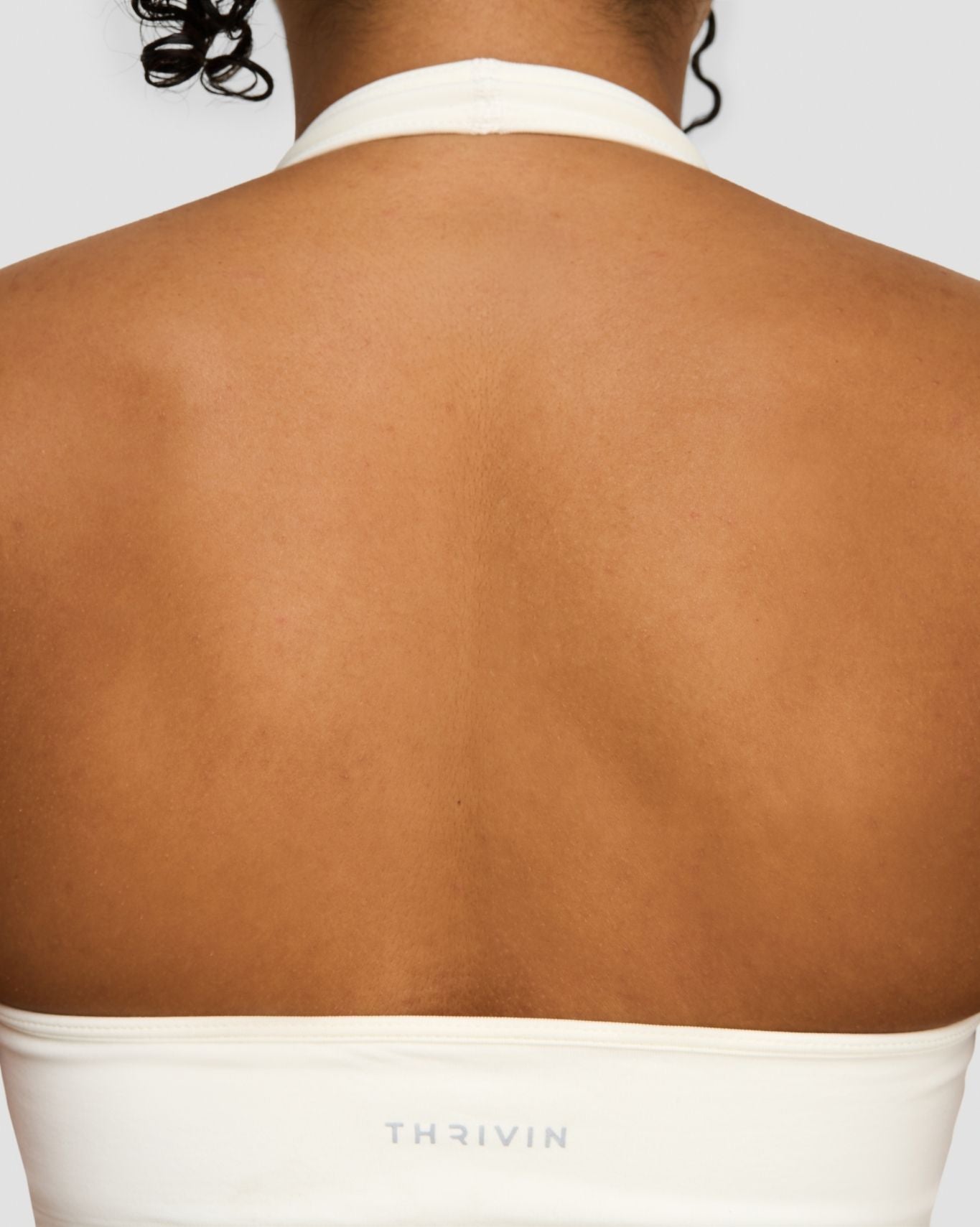 Elevate™ Sculpting Seamless Halterneck Top | Cream