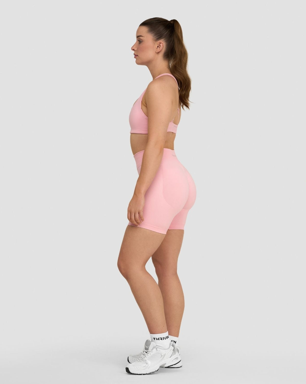 Elevate™ Sculpting Medium Impact Multiway Bra | Cotton Pink
